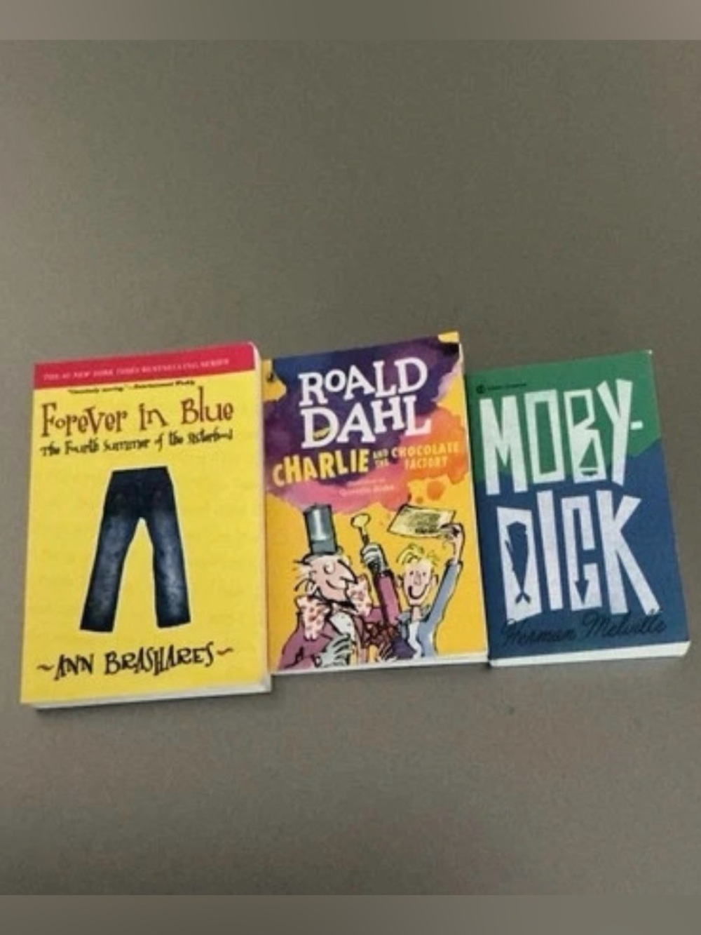 Charlie and the Chocolate Factory Forever in Blue Moby Dick Miniature Books